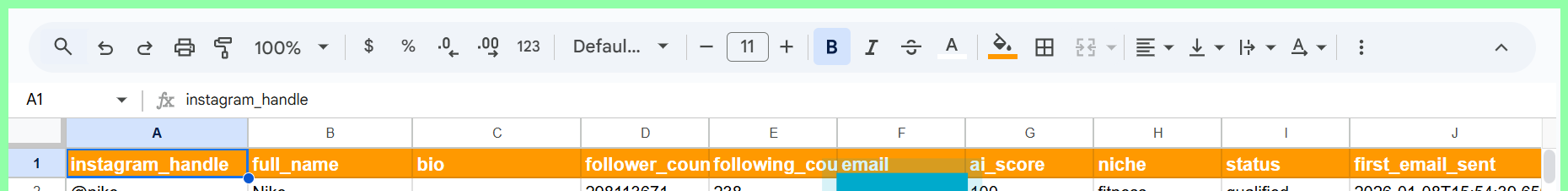 Setting Up Your Google Sheets Database